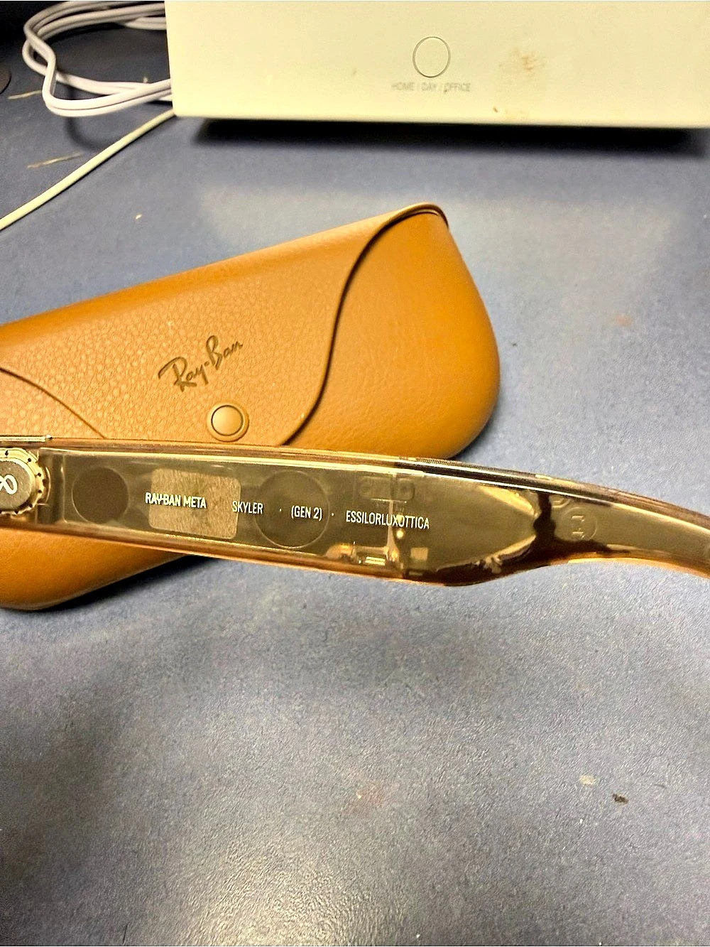 Ray-Ban Brown Eyeglasses with Case - Picture 2 of 4